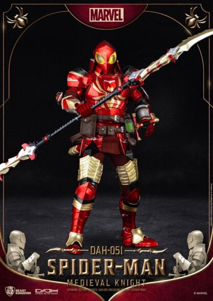 Marvel Dynamic 8ction Heroes Actionfigur 1/9 Medieval Knight Spider-Man 20 cm – Bild 5