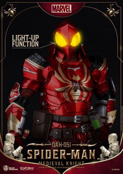 Marvel Dynamic 8ction Heroes Actionfigur 1/9 Medieval Knight Spider-Man 20 cm – Bild 6