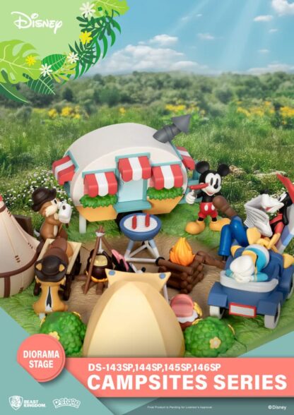Disney D-Stage Campsite Series PVC Diorama Goofy & Donald Duck Special Edition 10 cm – Bild 2