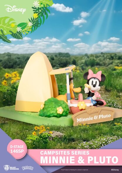 Disney D-Stage Campsite Series PVC Diorama Mini & Pluto Special Edition 10 cm – Bild 3