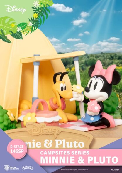 Disney D-Stage Campsite Series PVC Diorama Mini & Pluto Special Edition 10 cm – Bild 4