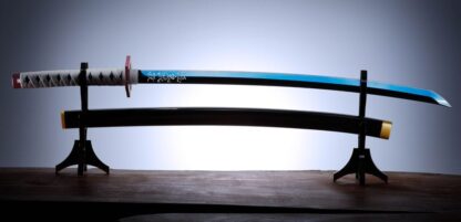 Demon Slayer: Kimetsu no Yaiba Proplica Replik 1/1 Nichirin Schwert (Giyu Tomioka) 95 cm – Bild 2