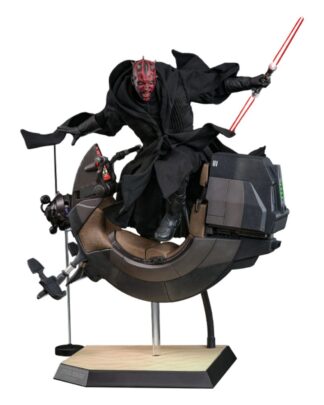 Star Wars Episode I Movie Masterpiece Actionfigur 1/6 Darth Maul with Sith Speeder 29 cm