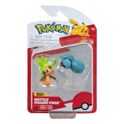 Pokémon Battle Figure First Partner Set Figuren 2er-Pack Igamaro, Tanhel 5 cm – Bild 5