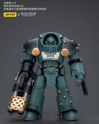 Warhammer The Horus Heresy Actionfigur 1/18 Tartaros Terminator Squad Terminator With Heavy Flamer And Chainfist 12 cm