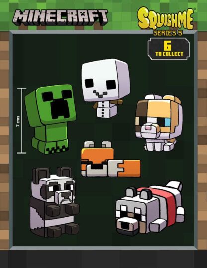Minecraft Squishme Anti-Stress-Figuren 7 cm Serie 5 Display (16)