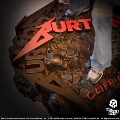 Metallica Rock Iconz Statue Cliff Burton II 22 cm – Bild 9