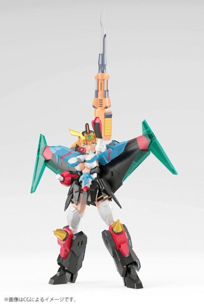 The King of Braves GaoGaiGar Cross Frame Girl Plastic Model Kit Star Gaofighgar 19 cm – Bild 22