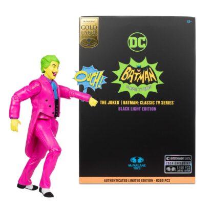 DC Multiverse Actionfigur BM66 The Joker (Black Light) (Gold Label) 18 cm – Bild 5