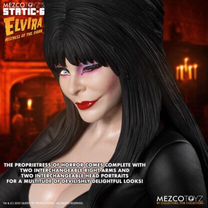 Elvira Herrscherin der Dunkelheit Static-6 PVC Statue 1/6 Elvira 42 cm – Bild 5