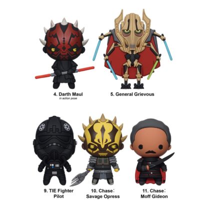 Star Wars 3D PVC-Taschenanhänger Year of the Dark Side Series 1 Display (24) – Bild 2