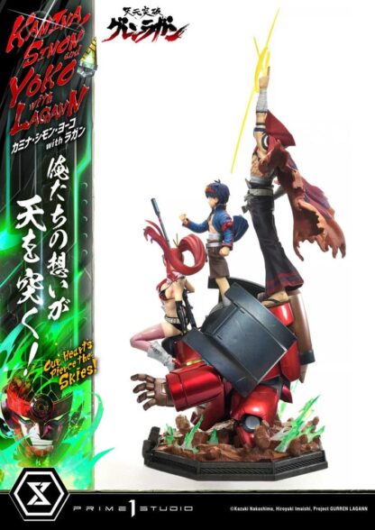 Gurren Lagann Ultimate Premium Masterline Series Statue 1/4 Kamina, Simon & Yoko with Lagann 97 cm – Bild 5