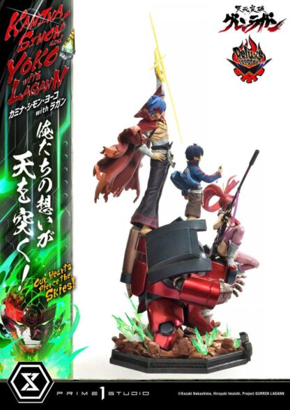 Gurren Lagann Ultimate Premium Masterline Series Statue 1/4 Kamina, Simon & Yoko with Lagann Deluxe Version 97 cm – Bild 27