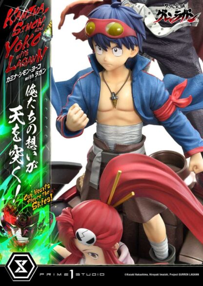 Gurren Lagann Ultimate Premium Masterline Series Statue 1/4 Kamina, Simon & Yoko with Lagann Deluxe Bonus Version 97 cm – Bild 18