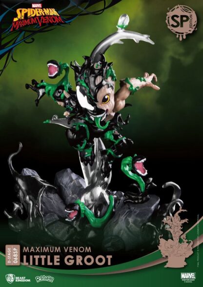 Marvel Comics D-Stage PVC Diorama Maximum Venom Little Groot Special Edition 16 cm – Bild 4