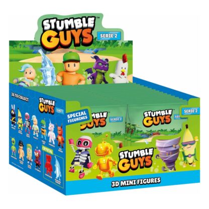 Stumble Guys Sammelfiguren Display 5 cm Serie 2 (18) - Beschädigte Verpackung
