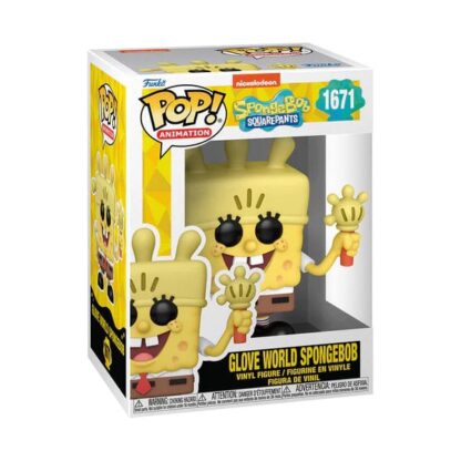SpongeBob Schwammkopf 25th Anniversary POP! Vinyl Figur SB w/ Glove Light 9 cm – Bild 2