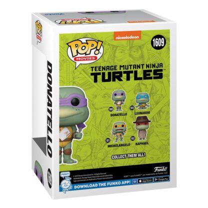 Teenage Mutant Ninja Turtles POP! Movies Vinyl Figur Donatello w/Napkin 9 cm – Bild 3