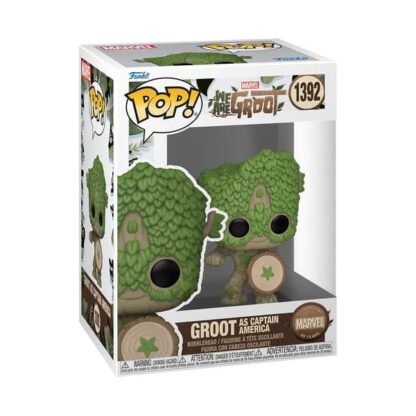 We Are Groot POP! Movies Vinyl Figur Captain America 9 cm – Bild 2