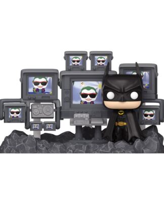 Batman 85th Anniversary POP Moments Deluxe Vinyl Figuren Batman in Batcave 9 cm