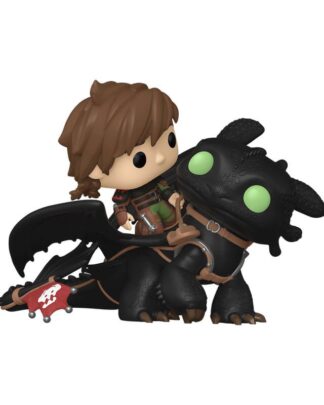 Drachenzähmen leicht gemacht POP! Rides Deluxe Vinyl Figur Hiccup w/Toothless 9 cm