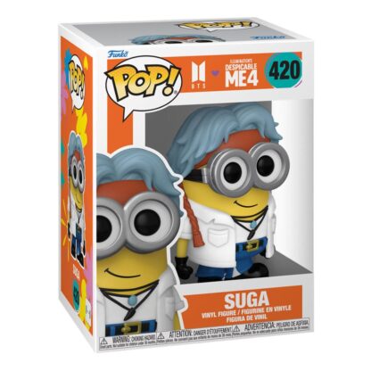 Minions x BTS POP! Rocks Vinyl Figur SUGA 9 cm – Bild 2