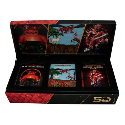 Dungeons & Dragons Metallbarren 3er-Set 50th Anniversary 1st Edition Book Cover – Bild 7