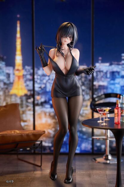 Original Character PVC Statue 1/6 Ishimi Yokoyama Black One-piece Dress Ver. illustration by Bara 28 cm – Bild 2