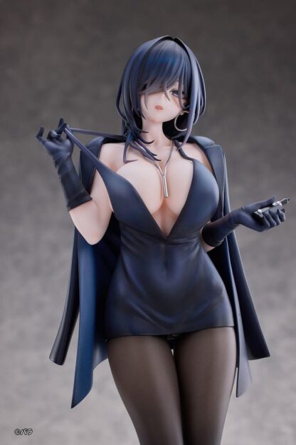 Original Character PVC Statue 1/6 Ishimi Yokoyama Black One-piece Dress Ver. illustration by Bara 28 cm – Bild 14