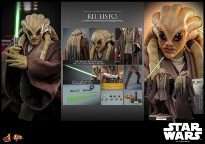 Star Wars Movie Masterpiece Actionfigur 1/6 Kit Fisto 32 cm – Bild 19