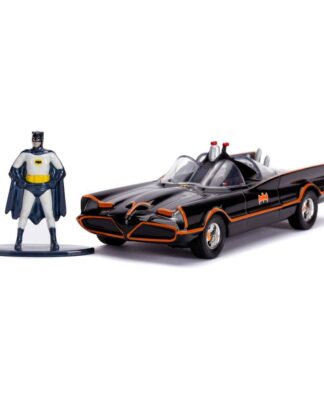 Batman Classic TV Series Diecast Modell 1/32 1966 Classic Batmobil mit Figur