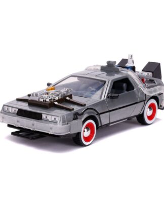 Zurück in die Zukunft III Hollywood Rides Diecast Modell 1/24 DeLorean Time Machine
