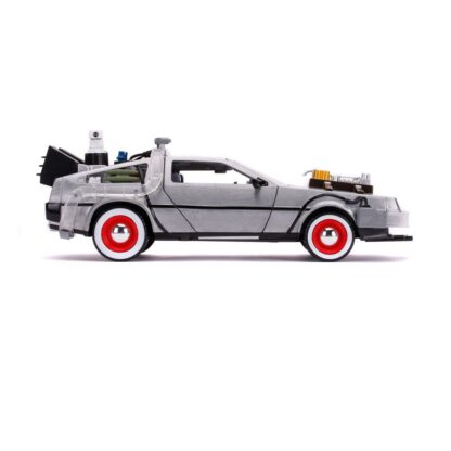 Zurück in die Zukunft III Hollywood Rides Diecast Modell 1/24 DeLorean Time Machine – Bild 4