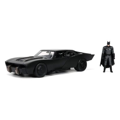 Batman 2022 Hollywood Rides Diecast Modell 1/24 2022 Batmobil mit Figur – Bild 2