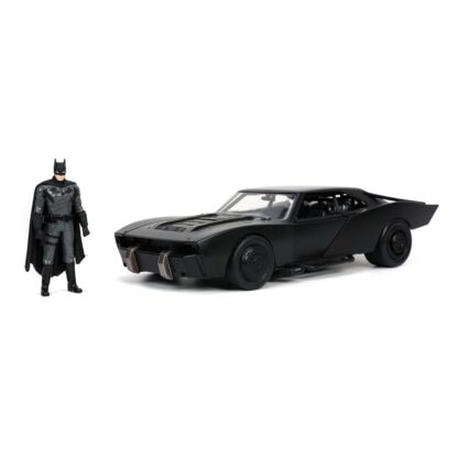Batman 2022 Hollywood Rides Diecast Modell 1/24 2022 Batmobil mit Figur – Bild 3