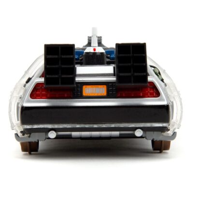 Zurück in die Zukunft III Hollywood Rides Diecast Modell 1/24 DeLorean Time Machine Railroad Wheels – Bild 5