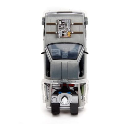 Zurück in die Zukunft III Hollywood Rides Diecast Modell 1/24 DeLorean Time Machine Railroad Wheels – Bild 9