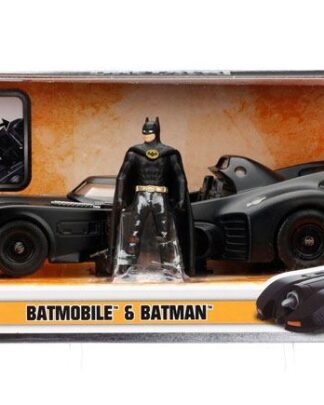Batman Diecast Modell 1/24 1989 Batmobile mit Figur