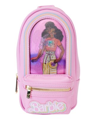 Mattel by Loungefly Federmäppchen Mini Backpack Barbie 65th Anniversary Doll Box