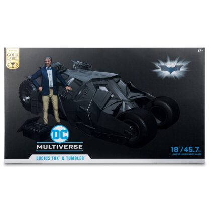 DC Multiverse Fahrzeug Tumbler with Lucuis Fox (The Dark Knight) (Gold Label) – Bild 14