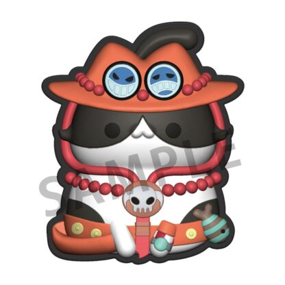 One Piece Mega Cat Project Nyan Piece Nyan! Gummi Clip 3 cm Sortiment (5) – Bild 3