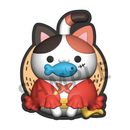 One Piece Mega Cat Project Nyan Piece Nyan! Gummi Clip 3 cm Sortiment (5) – Bild 4