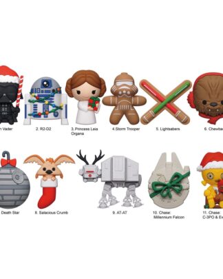 Star Wars 3D PVC-Taschenanhänger Series 2 Display (24)
