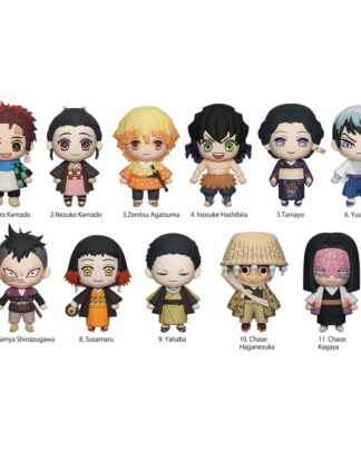Demon Slayer: Kimetsu no Yaiba 3D PVC-Taschenanhänger Series 3 Display (24)