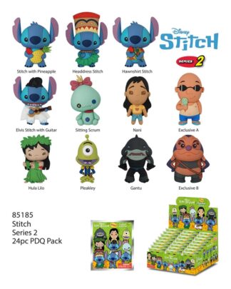 Lilo & Stich 3D PVC-Taschenanhänger Stich Series 2 Display (24)