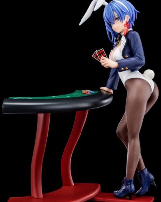 The Demon Sword Master of Excalibur Academy Statue 1/6 Sakuya Sieglinde wearing lapis lazuli blue bunny costume with Nip Slip Gimmick System 25 cm