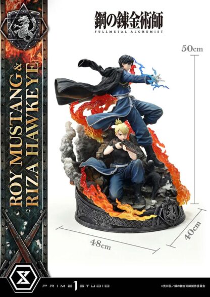 Fullmetal Alchemist Concept Masterline Statue 1/6 Roy Mustang & Riza Hawkeye Deluxe Version 50 cm – Bild 3