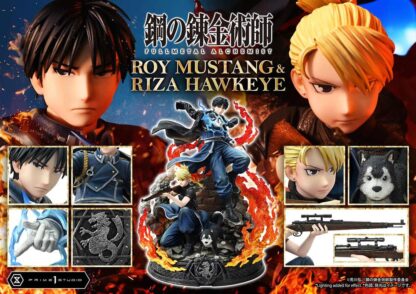 Fullmetal Alchemist Concept Masterline Statue 1/6 Roy Mustang & Riza Hawkeye Deluxe Bonus Version 50 cm – Bild 2