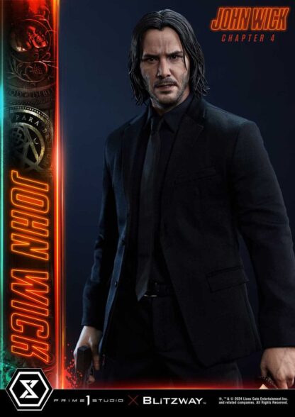John Wick Chapter 4 Ultimate Premium Masterline Series Statue 1/4 John Wick Deluxe Bonus Version 54 cm – Bild 17
