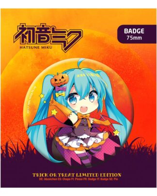 Hatsune Miku Ansteck-Button Halloween Limited Edition Hatsune Miku